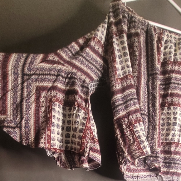 Ganji LA women floral boho blouse size 2X wide shoulder - Picture 7 of 8